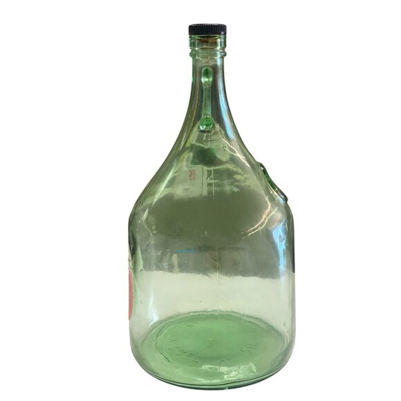 Paul Masson Vintage Green Glass Jug 1 Gallon With Handle - Picture 6 of 9